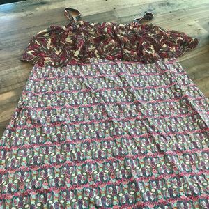 Maaji Swim Cover Up Dress, Size Medium, Coral